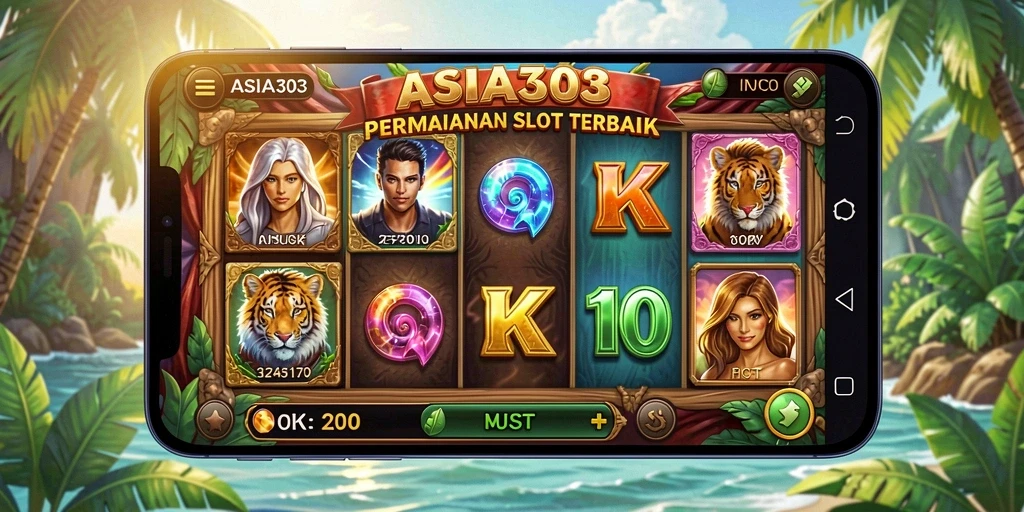 Screenshot utama ASIA303 menampilkan gameplay slot yang seru dan menarik.