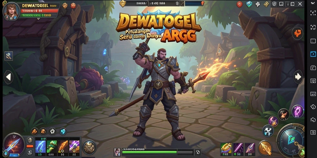 Gameplay seru DEWATOGEL dalam pertempuran ARPG.