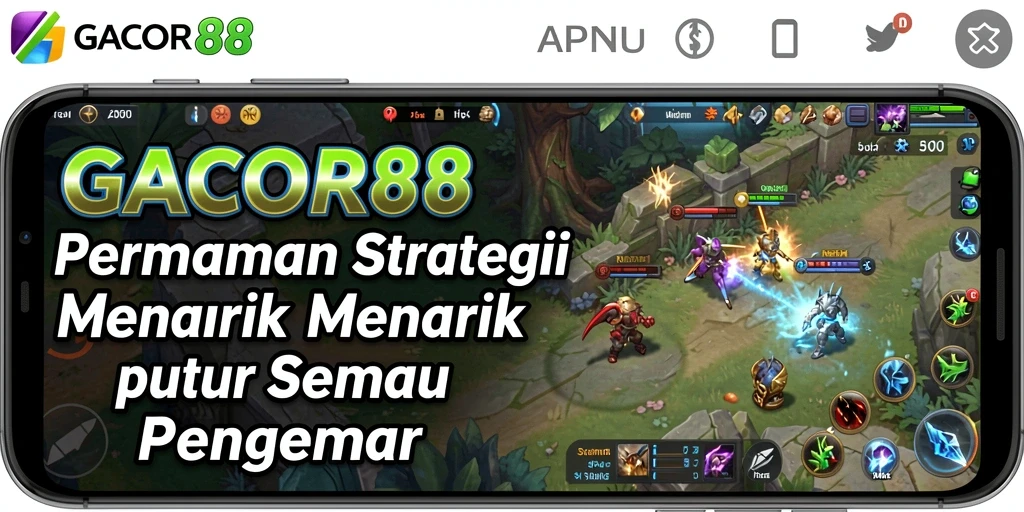 Tampilan gameplay GACOR88 yang menegangkan dan penuh strategi.