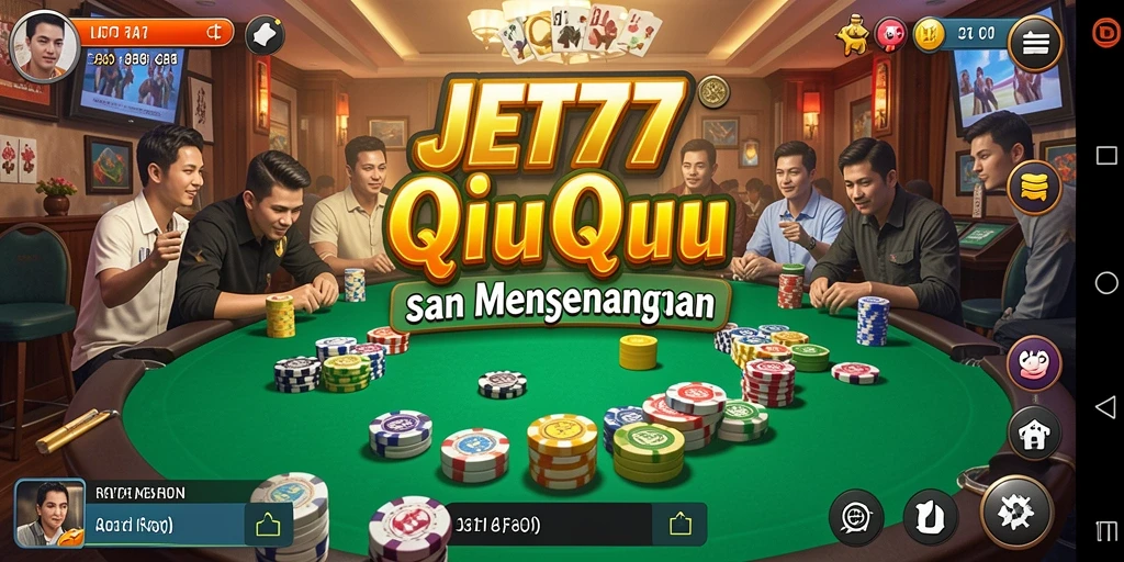 Tangkapan layar gameplay QiuQiu JET77 yang seru.