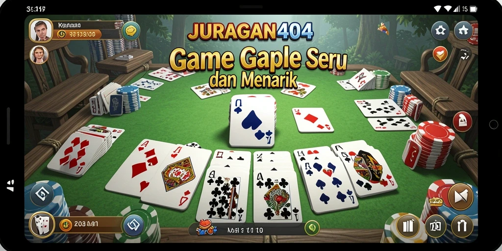 Tampilan gameplay seru di JURAGAN404 dengan teman-teman.