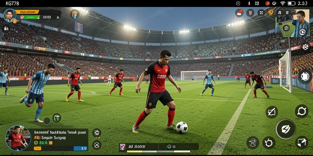 Tampilan gameplay KG778 yang mendebarkan dan realistis di lapangan.