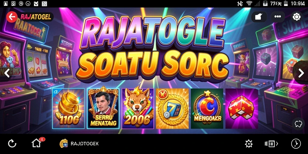 Tampilan slot game RAJATOGEL yang menampilkan gameplay seru.