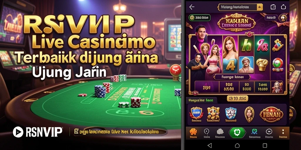 Tampilan gameplay Live Casino RSNVIP yang seru dan interaktif.