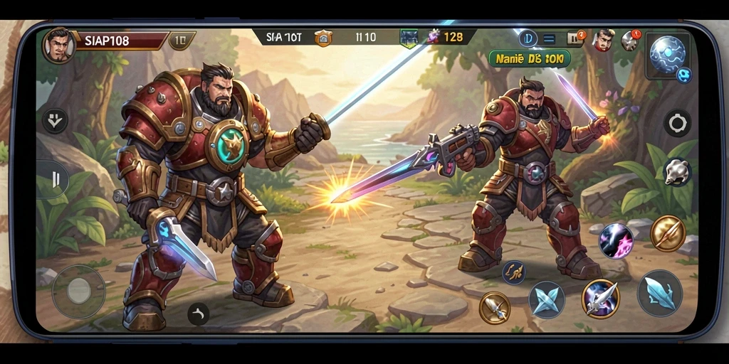 Tampilan gameplay mendalam dalam SIAP108 dengan berbagai strategi yang menarik.